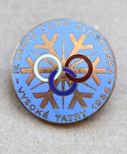 Insigne, broche de ski