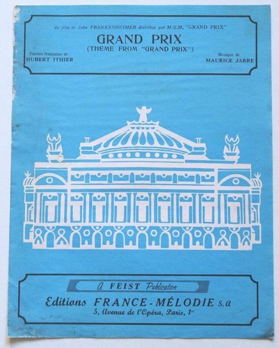 Partition vintage sheet - , music