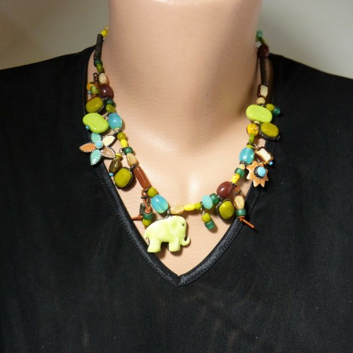 Collier breloques franck - collier, à