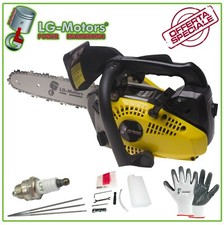 Scie à Chaîne 25,4cc Élagage Jardin Lame Coupure 25 CM Ltr. Branches Taille Bois