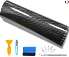 Covering Carbone de Voiture, CompraFun 6D Film Autocollant Adhésif 30 x 300cm 