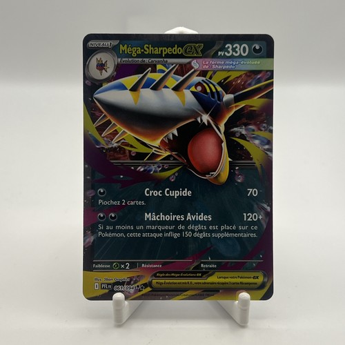 Carte pokémon méga sharpedo - pokémon, méga-sharpedo