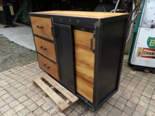 Buffet 3 tiroirs 3 portes coulissantes fabrication sur mesure