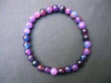 Bracelet de perles Sugilite en  pierre Naturelle, Sur mesure