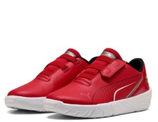 PUMA Scuderia Ferrari HP Drift Cat 11 Basket Enfants Rouge Bande Chaussures Neuf