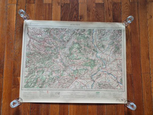 Ancienne carte affiche ign - /,