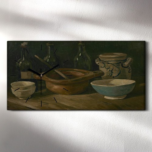 Horloge murale 60x30 nature