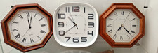 ENSEMBLE DE 3 PENDULES MURALE A QUARTZ - VEDETTE-CHEERWELL ETC PARFAIT ETAT
