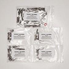 SUZUKI T 350 REBEL 1969-1972 Kit n°1+2+3 vis BTR inox moteur complet T350