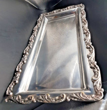 Plateau a Cake , gâteau ,  Argent Silver  poinçonner  service de table
