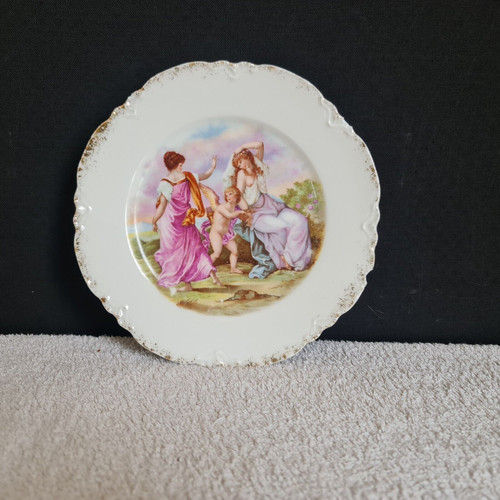 Ancienne assiette - , en