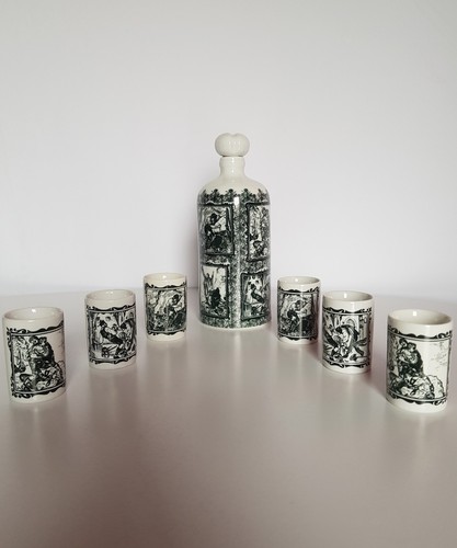 Service liqueur carafe - &, verre
