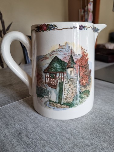 Faïence pichet pot lait - , à