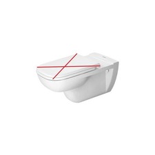 Cuvette WC Suspendue DURAVIT D-Code Vital Céramique Pour PMR Sans Abattant Blan
