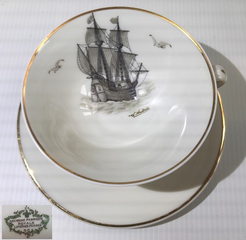 Tasse soucoupe ancienne - tasse,
