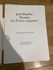 JEAN BAPTISTE PIRANESE LES PRISONS IMAGINAIRES CLUB FRANCAIS 1970 MAX POL FOUCHE