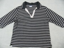 Polo rayé WIND gris rose