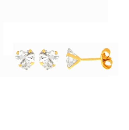 Bijoux boucles oreilles coeur - bijoux,