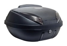 Top Case 52L Noir Mat / Carbone 58x45x32.5cm (2 Casques Intégraux) Platine, Doss