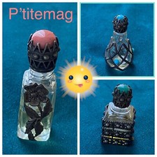 Lot  anciens Flacons à sel,parfum, miniatures art nouveau ..