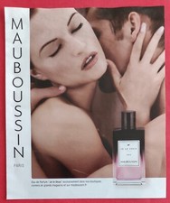 Publicité de presse:  Eau de Parfum Je le veux  Iris de MAUBOUSSIN Paris