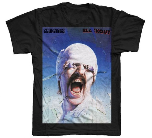 Scorpions blackout t shirt - scorpions,