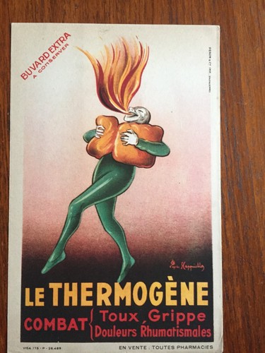 Buvard thermogene après - le, d'après