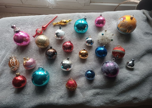 Lot boules noel - lot,