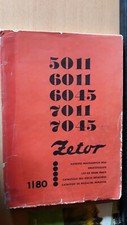 ZETOR tracteur 5011 6011 6045 7011 7045 : catalogue pièces 1980