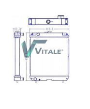 URGENT SERVICE RADIATOR FOR KUBOTA F2560 F3060 AM3300