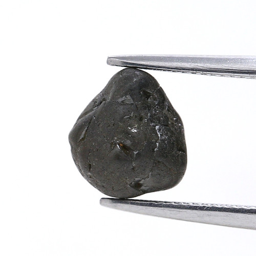 Diamant brut naturel noir - brut,