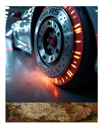 Affiche roue voiture - roue, de