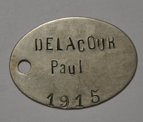 Plaque identité delacour - d'identité,