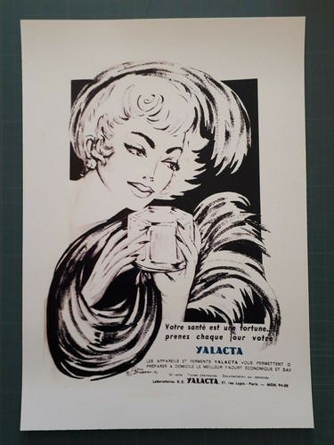 Affiche publicitaire yaourt - affiche,