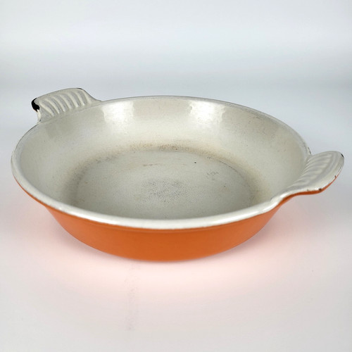 Creuset plat à - creuset, four