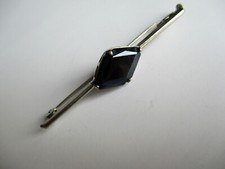 BROCHE ART DECO PIERRE NOIRE