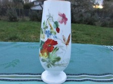 Vase ancien verre opalin Art