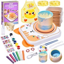 Kit de Poterie pour Enfants, Tour de Poterie Électrique, Kit Poterie Machine ...