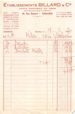 1970 VENTE EXCLUSIVE EN GROS JEUX JOUETS ETS BILLARD A TOULOUSE - M. MILOU