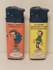 Lot 2 briquets Gaston Lagaffe vides