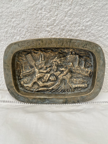 Vide poche bronze massif - en,
