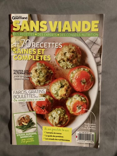 Livre cuisine gourmand sans - livre, de