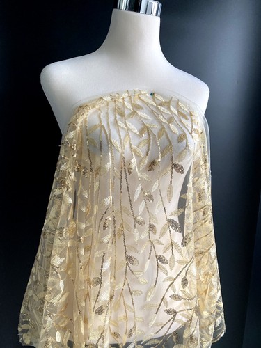 Doré sequin feuille - doré,