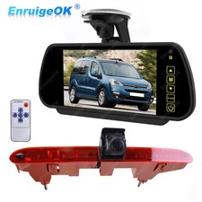 7"Écran Caméra de recul avec feu stop LED Pour Citroën Berlingo Peugeot Partner