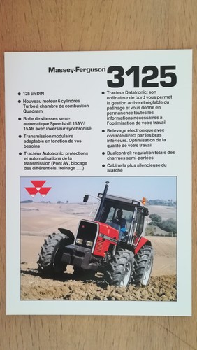 Brochure tracteur massey - brochure,
