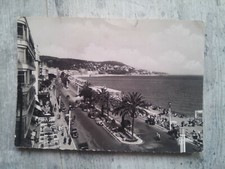 NICE Promenade des Anglais vintage cars voitures anciennes 1950  postcard  