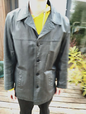 Veste 3/4 parka  REDSKINS homme cuir buffle luxe T  48 M   comme neuf