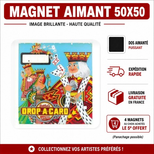 Magnet drop card - a, gottlieb