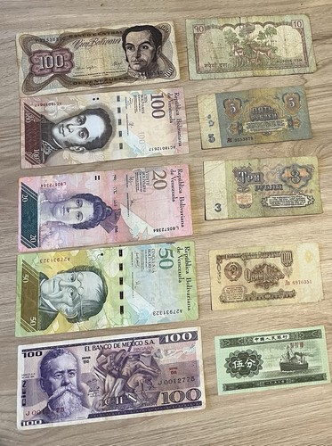 Lot billets du monde - lot, de