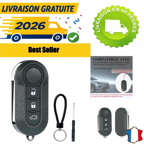 Coque clé voiture boutons - clé,